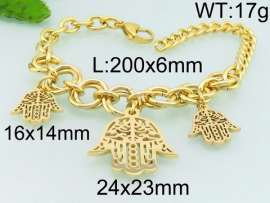 Stainless Steel Gold-plating Bracelet