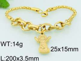 Stainless Steel Gold-plating Bracelet