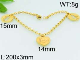 Stainless Steel Gold-plating Bracelet