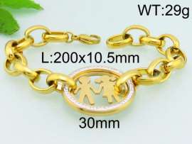 Stainless Steel Gold-plating Bracelet