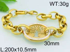 Stainless Steel Gold-plating Bracelet