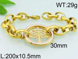 Stainless Steel Gold-plating Bracelet