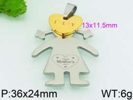 Stainless Steel Gold-plating Pendant