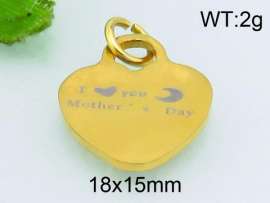 Stainless Steel Gold-plating Pendant