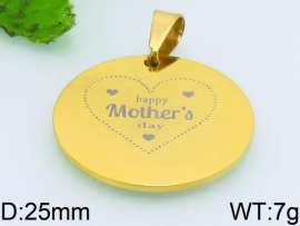 Stainless Steel Gold-plating Pendant