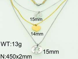 SS Gold-Plating Necklace