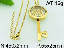 SS Gold-Plating Necklace