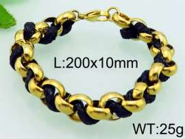 Stainless Steel Gold-plating Bracelet