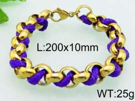 Stainless Steel Gold-plating Bracelet