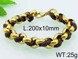 Stainless Steel Gold-plating Bracelet