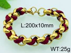 Stainless Steel Gold-plating Bracelet