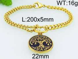 Stainless Steel Gold-plating Bracelet