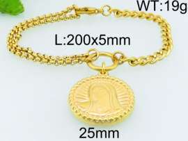 Stainless Steel Gold-plating Bracelet