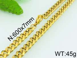 SS Gold-Plating Necklace