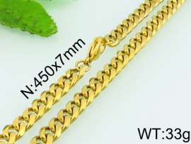 SS Gold-Plating Necklace