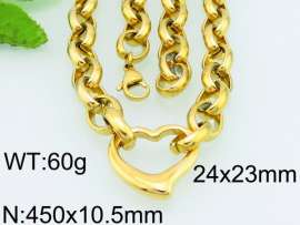 SS Gold-Plating Necklace