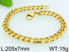 Stainless Steel Gold-plating Bracelet