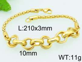 Stainless Steel Gold-plating Bracelet