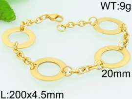 Stainless Steel Gold-plating Bracelet