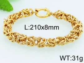 Stainless Steel Gold-plating Bracelet