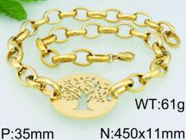 SS Gold-Plating Necklace