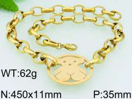 SS Gold-Plating Necklace