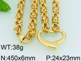 SS Gold-Plating Necklace