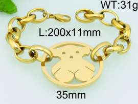 Stainless Steel Gold-plating Bracelet