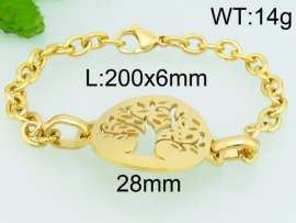 Stainless Steel Gold-plating Bracelet