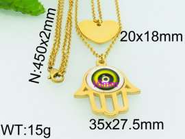 SS Gold-Plating Necklace