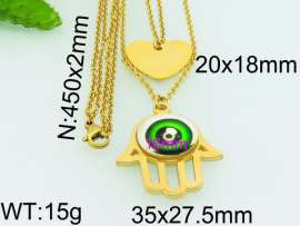 SS Gold-Plating Necklace