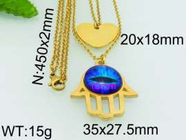 SS Gold-Plating Necklace