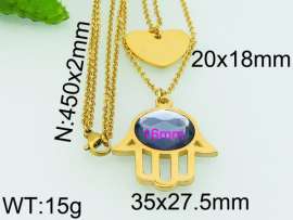 SS Gold-Plating Necklace