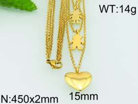 SS Gold-Plating Necklace