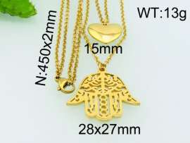 SS Gold-Plating Necklace