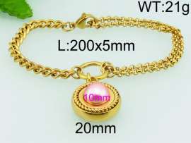 Stainless Steel Gold-plating Bracelet