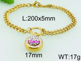 Stainless Steel Gold-plating Bracelet