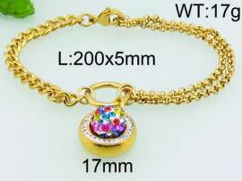 Stainless Steel Gold-plating Bracelet