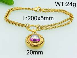 Stainless Steel Gold-plating Bracelet