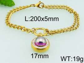 Stainless Steel Gold-plating Bracelet