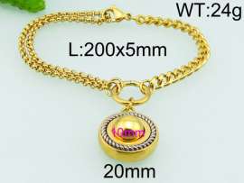 Stainless Steel Gold-plating Bracelet