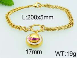 Stainless Steel Gold-plating Bracelet