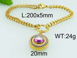 Stainless Steel Gold-plating Bracelet