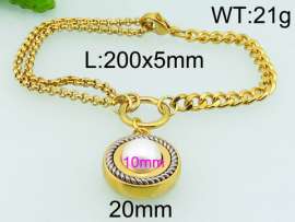 Stainless Steel Gold-plating Bracelet