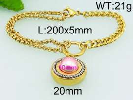 Stainless Steel Gold-plating Bracelet