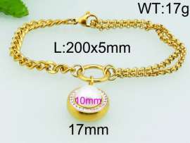 Stainless Steel Gold-plating Bracelet