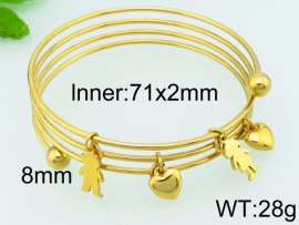 Stainless Steel Gold-plating Bangle