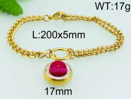 Stainless Steel Gold-plating Bracelet