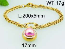 Stainless Steel Gold-plating Bracelet