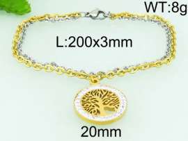 Stainless Steel Stone Bracelet